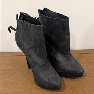 Women's Black Ankle Boots - Sleek High Heel